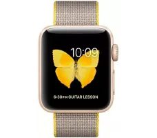Умные часы Apple Watch Series 2 38mm Gold with Pearl Woven Nylon (MNP32)