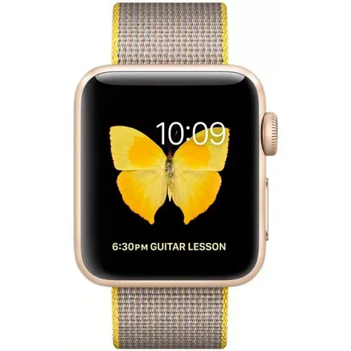 Умные часы Apple Watch Series 2 38mm Gold with Pearl Woven Nylon (MNP32)