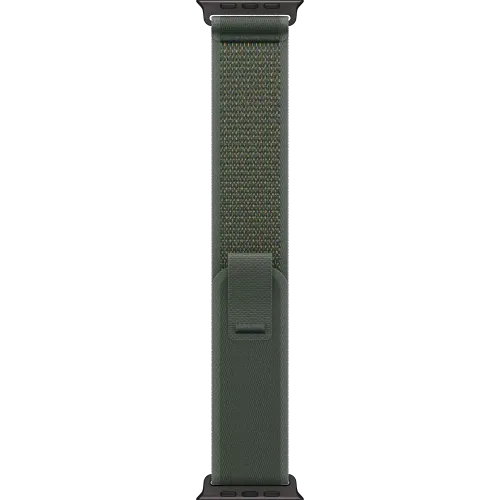 Умные часы Apple Watch Ultra 2 LTE 49 мм (титановый корпус, черный/зеленый, нейлоновый ремешок S/M)