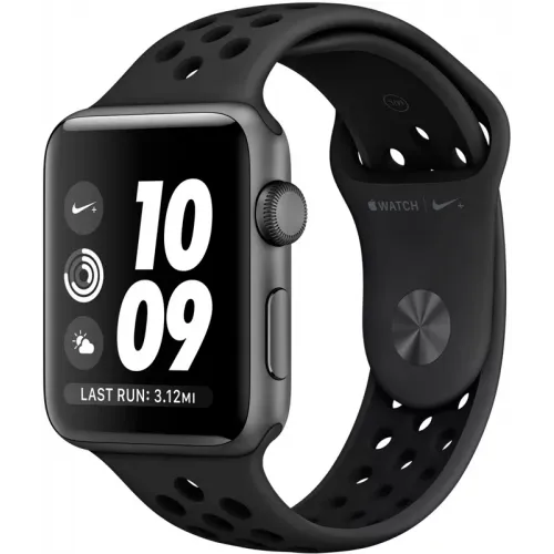 Умные часы Apple Watch Nike+ 42mm Space Gray Aluminum Case with Anthracite / Black Nike Sport Band (MQL42)