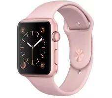 Умные часы Apple Watch 42mm Rose Gold with Pink Sand Sport Band (MQ112)