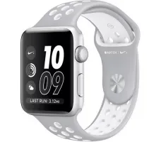 Умные часы Apple Watch Nike+ 42mm Silver with Flat Silver/White Nike Band (MNNT2)