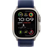 Умные часы Apple Watch Ultra 2 LTE 49 мм (титановый корпус, титановый/синий, нейлоновый ремешок M/L)
