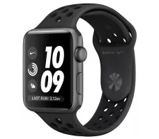 Умные часы Apple Watch Nike+ 38mm Space Gray with Black Nike Sport Band (MQ162)