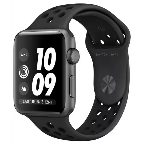 Умные часы Apple Watch Nike+ 38mm Space Gray with Black Nike Sport Band (MQ162)