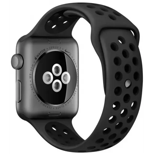 Умные часы Apple Watch Nike+ 38mm Space Gray with Black Nike Sport Band (MQ162)