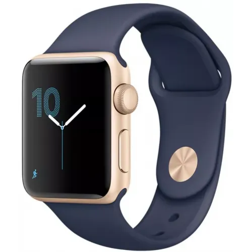 Умные часы Apple Watch Series 2 42mm Gold with Midnight Blue Sport Band (MQ152)