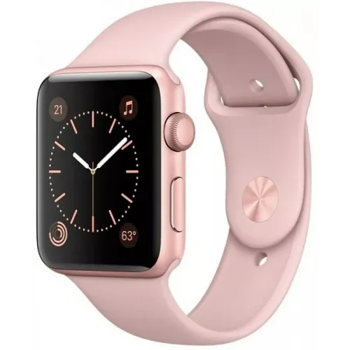 Умные часы Apple Watch Series 2 42mm Rose Gold with Pink Sand Sport Band (MQ142)