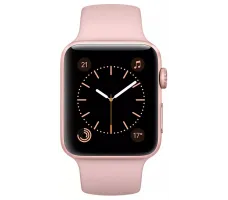 Умные часы Apple Watch Series 2 42mm Rose Gold with Pink Sand Sport Band (MQ142)