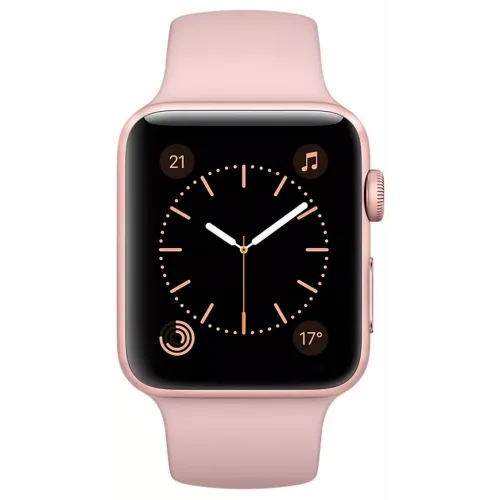 Умные часы Apple Watch Series 2 42mm Rose Gold with Pink Sand Sport Band (MQ142)