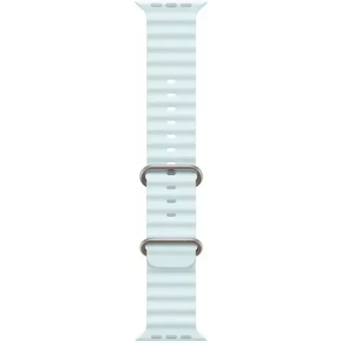 Умные часы Apple Watch Ultra 2 LTE 49 мм (титановый корпус, титановый/светло-голубой, ремешок из эластомера)
