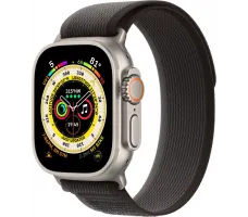 Умные часы Apple Watch Ultra LTE 49 мм (титановый корпус, титановый/черно-серый, нейлоновый ремешок размера S/M)