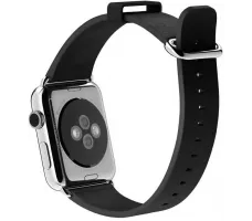 Умные часы Apple Watch 42mm Stainless Steel with Black Classic Buckle (MJ3X2)