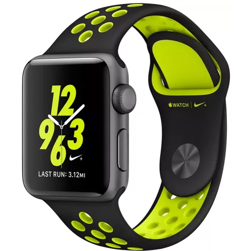 Умные часы Apple Watch Nike+ 38mm Space Gray with Black/Volt Nike Band (MP082)