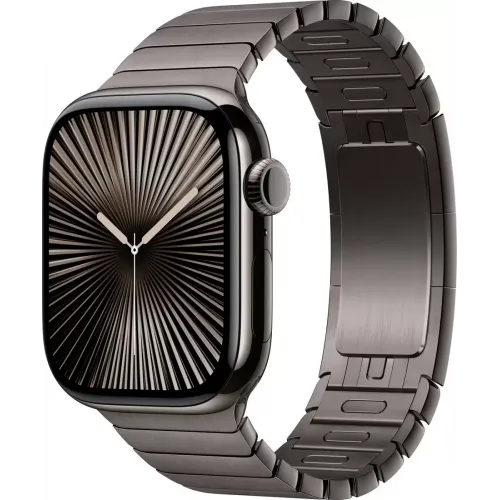 Умные часы Apple Watch Series 10 42 мм (титановый корпус, сланец/сланец, стальной ремешок)