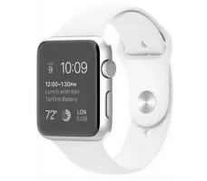 Умные часы Apple Watch Sport 42mm Silver with White Sport Band (MJ3N2)