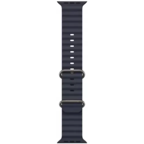 Умные часы Apple Watch Ultra 2 LTE 49 мм (титановый корпус, титановый/темно-синий, ремешок из эластомера)
