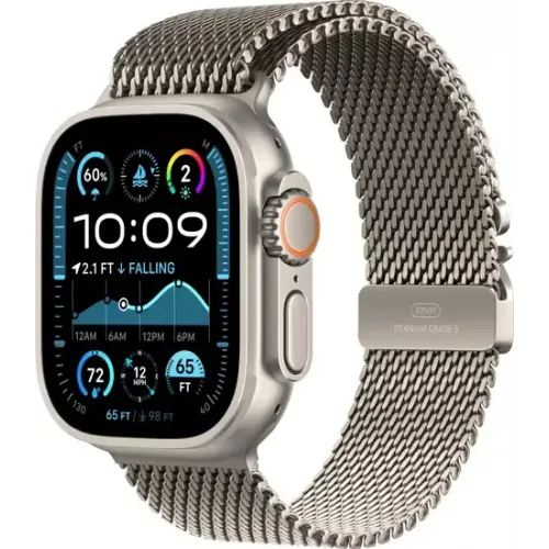 Умные часы Apple Watch Ultra 2 LTE 49 мм (титановый корпус, титановый/титановый, миланская петля S)
