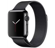 Умные часы Apple Watch 38mm Space Black with Space Black Milanese Loop (MMFK2)