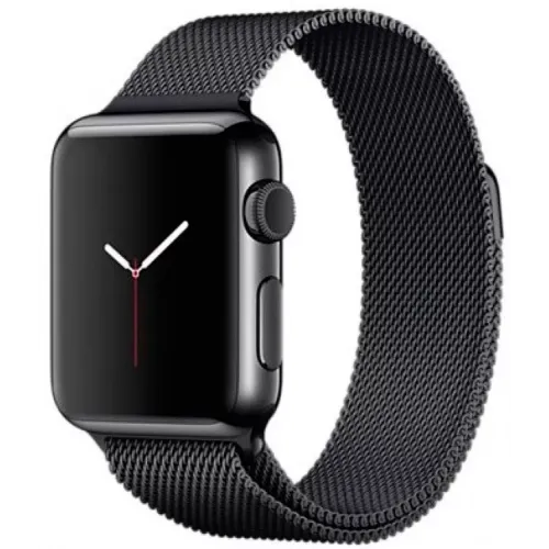 Умные часы Apple Watch 38mm Space Black with Space Black Milanese Loop (MMFK2)