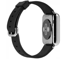 Умные часы Apple Watch 38mm Stainless Steel with Black Classic Buckle (MJ312)