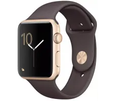 Умные часы Apple Watch 42mm Gold with Cocoa Sport Band (MNNN2)