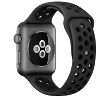 Умные часы Apple Watch Nike+ 42mm Space Gray with Black Nike Sport Band (MQ182)