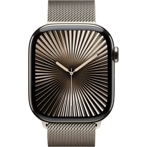 Умные часы Apple Watch Series 10 LTE 42 мм (титановый корпус, титановый/титановый, миланская петля)