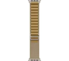 Умные часы Apple Watch Ultra 2 LTE 49 мм (титановый корпус, титановый/бежевый, ремешок из полиэстера M)