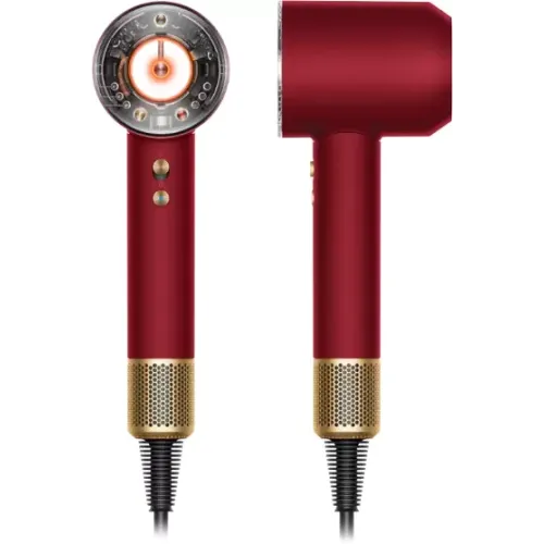 Фен Dyson Supersonic Nural HD16 Red velvet/gold (красный бархат/золото)