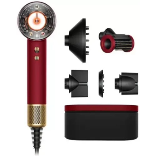 Фен Dyson Supersonic Nural HD16 Red velvet/gold (красный бархат/золото)