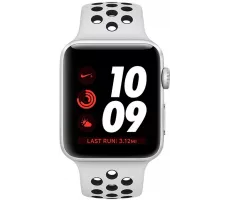 Умные часы Apple Watch Nike+ LTE 42mm Silver Aluminium Case with Pure Platinum/Black Nike Sport Band (MQLC2)