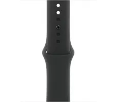 Умные часы Apple Watch Series 10 46 мм (алюминиевый корпус, черный/черный, спортивный силиконовый ремешок S/M)