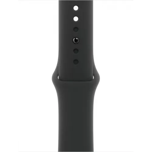 Умные часы Apple Watch Series 10 46 мм (алюминиевый корпус, черный/черный, спортивный силиконовый ремешок S/M)