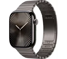 Умные часы Apple Watch Series 10 46 мм (титановый корпус, сланец/сланец, стальной ремешок)