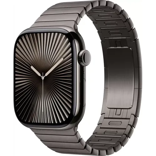 Умные часы Apple Watch Series 10 46 мм (титановый корпус, сланец/сланец, стальной ремешок)