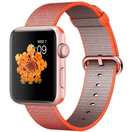 Умные часы Apple Watch Series 2 42mm Rose Gold with Woven Nylon (MNPM2)