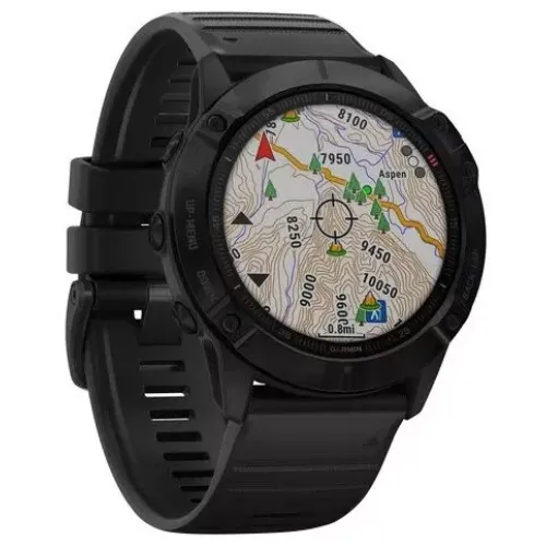 Умные часы Garmin Fenix 6X Pro (серый DLC/черный)