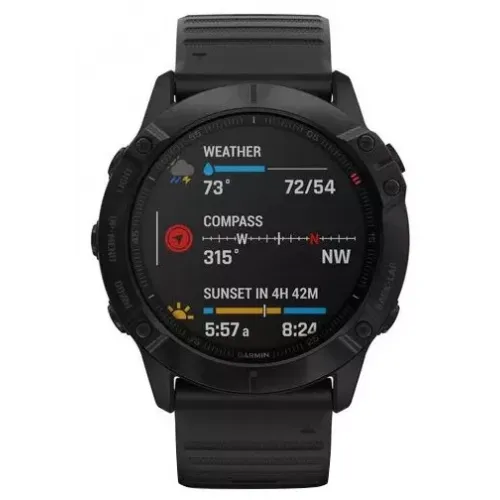 Умные часы Garmin Fenix 6X Pro (серый DLC/черный)