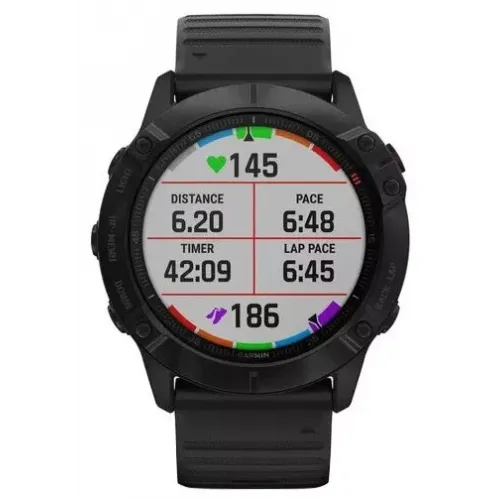 Умные часы Garmin Fenix 6X Pro (серый DLC/черный)