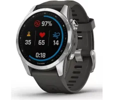 Умные часы Garmin Fenix 7S 42 мм (серебристый/графитовый)