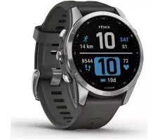 Умные часы Garmin Fenix 7S 42 мм (серебристый/графитовый)