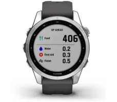 Умные часы Garmin Fenix 7S 42 мм (серебристый/графитовый)