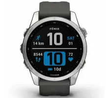 Умные часы Garmin Fenix 7S 42 мм (серебристый/графитовый)