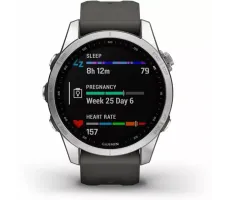 Умные часы Garmin Fenix 7S 42 мм (серебристый/графитовый)