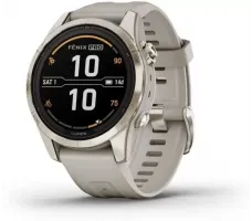 Умные часы Garmin Fenix 7S Pro Sapphire Solar (мягкое золото/песок)
