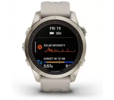 Умные часы Garmin Fenix 7S Pro Sapphire Solar (мягкое золото/песок)