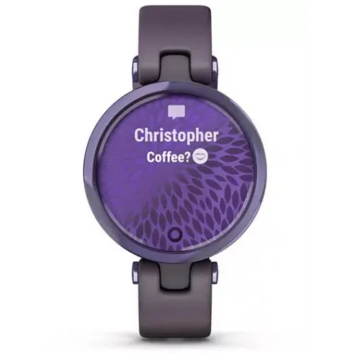 Умные часы Garmin Lily (полночная орхидея/силиконовый ремешок)