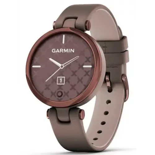 Умные часы Garmin Lily (темно-бронзовый/кожаный ремешок)
