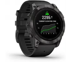 Умные часы Garmin Epix Pro Gen 2 Sapphire 47 мм (карбоново-серый титан/черный, с кожаным и силиконовым ремешками)